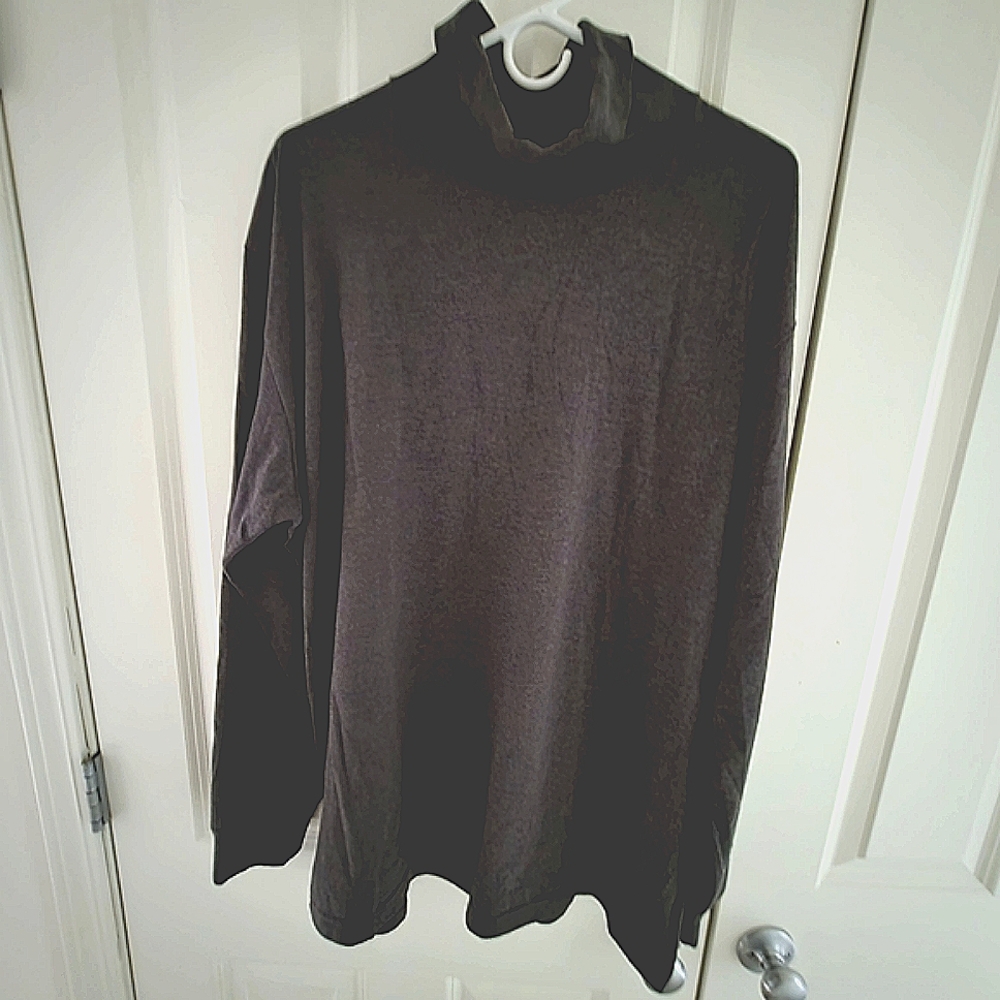 Men's Grey Turtleneck Sweater